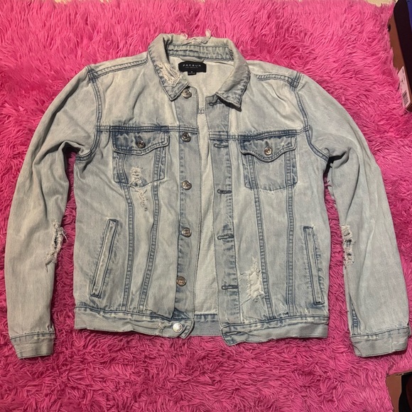 PacSun Other - PacSun Vintage Light Blue Distressed Denim Jacket